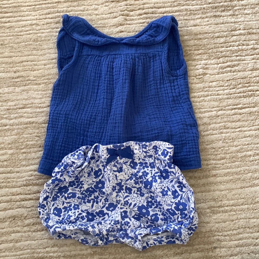 Cute blue and white outfit